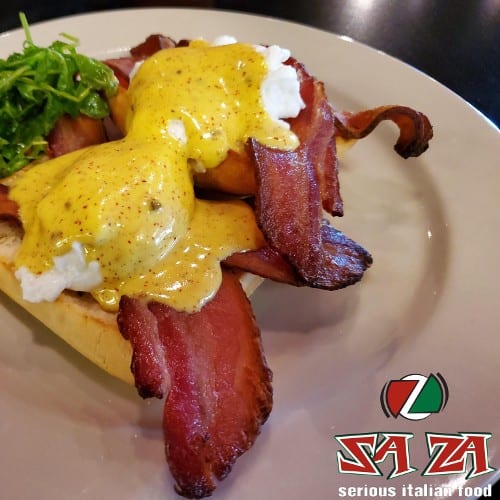 Ciabatta Benedict.