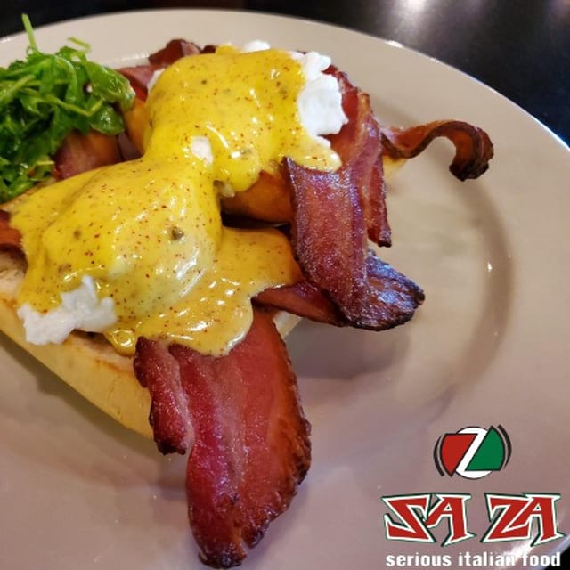 Ciabatta Benedict.